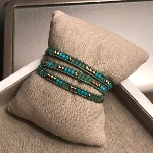 Stella & Dot Wanderlust Triple Wrap Bracelet